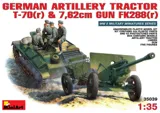 MiniArt 35039 německý dělostřelecký tahač T-70 s kanónem FK 288 a posádkou (1/35)