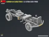 MiniArt 35199 německý nákladní automobil 3t 4x4 3.6-6700A raná výroba (1/35)