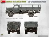 MiniArt 35199 německý nákladní automobil 3t 4x4 3.6-6700A raná výroba (1/35)