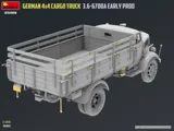 MiniArt 35199 německý nákladní automobil 3t 4x4 3.6-6700A raná výroba (1/35)
