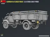 MiniArt 35199 německý nákladní automobil 3t 4x4 3.6-6700A raná výroba (1/35)