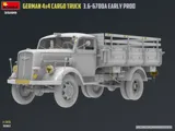 MiniArt 35199 německý nákladní automobil 3t 4x4 3.6-6700A raná výroba (1/35)
