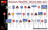 MiniArt 35637 italské dopravní značky 1930–40 (1/35)