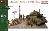 MiniArt 36064 Dresden 1945 T-34/85 Field Repair Big Set (1/35)