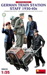 MiniArt 38010 1/35 německý nádražní personál 1930–40 (stavebnice figurek)