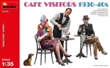 MiniArt 38058 Cafe Visitors 1930-40s – hosté kavárny (1/35)