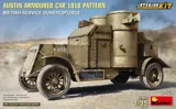 MiniArt 39023 Austin Armored Car 1918 Pattern, britská služba Dunsterforce – interiérová stavebnice (1/35)