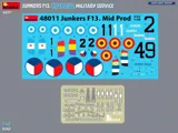 MiniArt 48011 Junkers F.13 Mid Prod. Military Service (1/48)