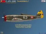 MiniArt 48047 P-47D-22RE Thunderbolt ve francouzské službě, Basic Kit (1/48)