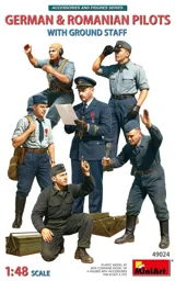 MiniArt 49024 němečtí a rumunští piloti s pozemním personálem 1/35