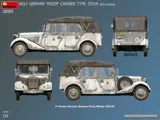 MiniArt 1/35 Kfz.1 Type 170VK německý vojenský vůz s plachtou