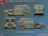 MiniArt 1/35 Kfz.1 Type 170VK německý vojenský vůz s plachtou