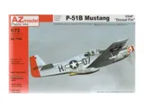 Krabice plastikové stavebnice AZ Model AZ7588 P-51B Mustang Dorsal Fin v měřítku 1/72