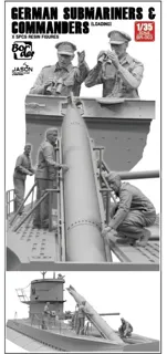 Sada 5 figurek Border Model BR003 němečtí ponorkáři a velitelé v měřítku 1/35 — obrázek 2
