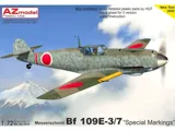 Krabice plastikové stavebnice AZ Model AZ7676 Messerschmitt Bf 109E-3/7 Special Marking v měřítku 1/72