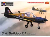 Plastiková stavebnice Kovozávody Prostějov 1/72 S.A. Bulldog T.1 RAF Special