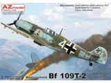 Krabice plastikové stavebnice AZ Model 1/72 Messerschmitt Bf 109T-2 Toni over the North Sea