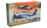 Krabice stavebnice Eduard 11170 Guadalcanal DUAL COMBO 1/48 s letouny F4F-4 Wildcat