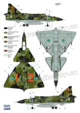 Krabice stavebnice Special Hobby SH72384 JA-37 Viggen v měřítku 1/72 — obrázek 11