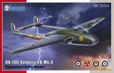 Krabice stavebnice Special Hobby SH72455 DH.100 Vampire FB.Mk.9 v měřítku 1/72