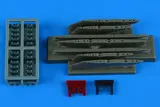 Detailní sada Aires 4916 1/48 – závěsníky a raketové závěsy pro F-5E Tiger II