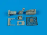 Resinová kokpitová sada Aires 7168 pro F/A-18C Hornet 1/72 ke stavebnici Hasegawa