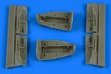 Resinová sada Aires 7366 podvozková šachta Beaufighter 1/72 pro stavebnici Hasegawa