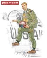 Resinová figurka Plus Model AL4047 pilot F-86 Sabre v měřítku 1/48, nenabarvená