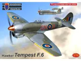 Krabice plastikové stavebnice Kovozávody Prostějov KPM0223 Hawker Tempest F.6 v měřítku 1/72
