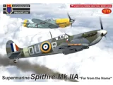 Krabice plastikové stavebnice Kovozávody Prostějov KPM0304 Spitfire Mk.IIa v měřítku 1/72