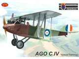 Krabice stavebnice Kovozávody Prostějov KPM0480 AGO C.IV Special markings v měřítku 1/72