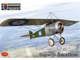 Krabice stavebnice Kovozávody Prostějov KPM0484 Sopwith Swallow v měřítku 1/72