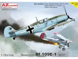 Krabice plastikové stavebnice AZ Model AZ7805 Messerschmitt Bf 109E-1 JG.77 v měřítku 1/72