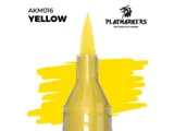 Akrylový fix AK Interactive Playmarker AKM016 žlutá se štětcovým hrotem, 1 ks
