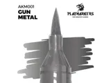 Akrylový popisovač AK Interactive Playmarker AKM001 v kovovém odstínu Gun Metal, 1 ks