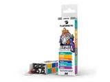 Sada šesti akrylových fixů AK Interactive Playmarkers Set AKM103 oděvy a ornamenty