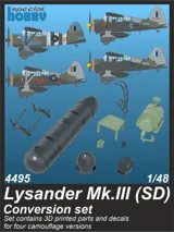 Konverzní sada CMK 4495 Lysander Mk.III (SD) 1/48 s 3D tištěnými díly a obtisky — obrázek 3