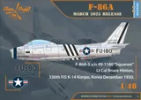 Krabice stavebnice Clear Prop CP4825 F-86A v Koreji – rané verze v měřítku 1/48 — obrázek 3