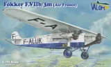 Krabice stavebnice Valom 1/72 Fokker F.VIIb/3m Air France, třímotorový dopravní letoun — obrázek 3