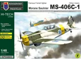 Krabice stavebnice Kovozávody Prostějov KPH4803 Morane-Saulnier MS.406C-1 Other Users 1/48