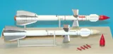 Resinová sada Plus Model AL4007 rakety R-27ER AA-10 Alamo C v měřítku 1/48 s fotolepty a obtisky