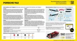 Plastiková stavebnice Heller 1/43 Porsche 962 Starter Kit, vůz Kenwood z Le Mans 1989