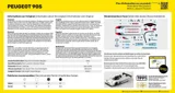 Stavebnice Heller Starter Kit 56110 Peugeot 905 v měřítku 1/43 se zbarvením Esso