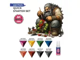Startovací sada AK Interactive AK17525 Quick Gen Set Starter s devíti barvami a štětcem — obrázek 3