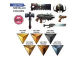 Sada metalických barev AK Interactive AK17522 Quick Gen Set Metallics se šesti lahvičkami — obrázek 3