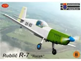 Krabice plastikové stavebnice Kovozávody Prostějov KPM0506 Rublič R-7 Racek v měřítku 1/72