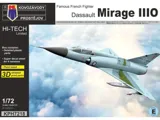 Krabice stavebnice Kovozávody Prostějov KPH7218 Dassault Mirage IIIO Hi-Tech v měřítku 1/72