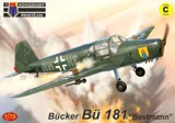 Krabice stavebnice Kovozávody Prostějov KPM0511 Bücker Bü 181 Bestmann v měřítku 1/72