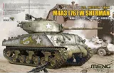 Krabice stavebnice Meng TS-043 1/35 americký střední tank M4A3 (76) W Sherman — obrázek 2