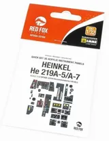 Red Fox Studio Quick Set 3D přístrojové panely pro Heinkel He 219A-5/A-7 UHU v měřítku 1/32 — obrázek 2